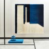 Nicolette Brunklaus, blue room Acoustic Tapestry Blue Room175x175 cm wool made in the Netherlands